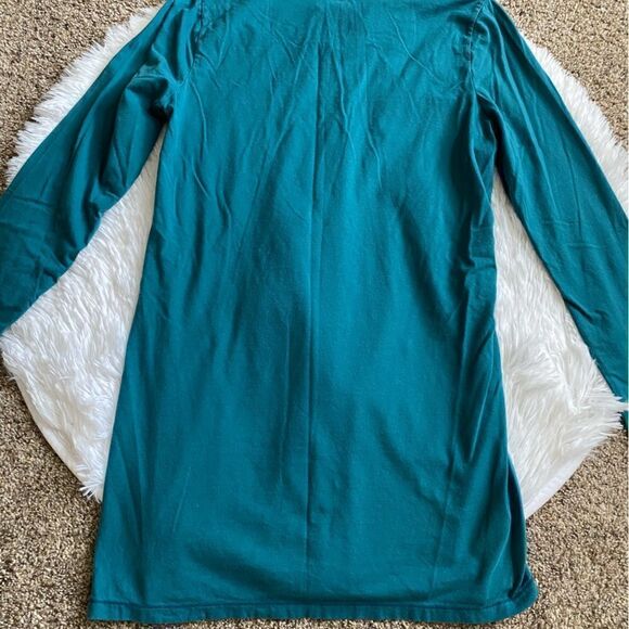 Soft Surroundings Top Blue Stretch Womens Size Medium - Picture 7 of 9